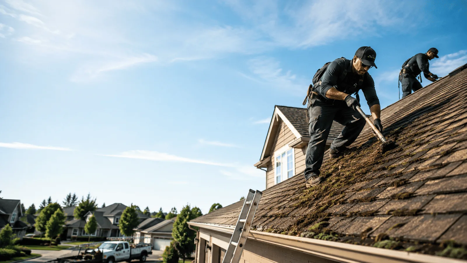 Roof Moss Removal in Mcfaddin, TX near me